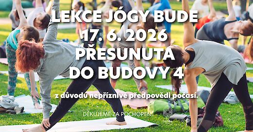 Lekce jógy 17. 6. 2026 v budově 4