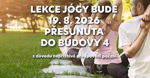 Lekce jógy 19. 8. 2026 v budově 4
