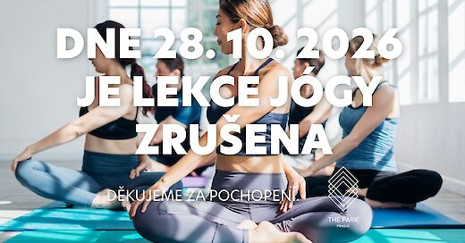 Yoga class 28. 10. 2026 is cancelled!